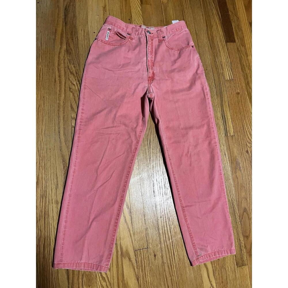 Giorgio Armani Jeans Women's Size 26 High Waist Mom Straight Leg Denim Italy